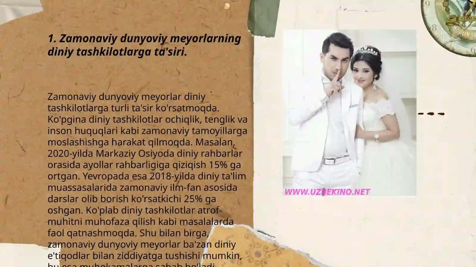 Zamonaviy dunyoviy meyorlarning diniy tashkilotlarga ta'siri 3