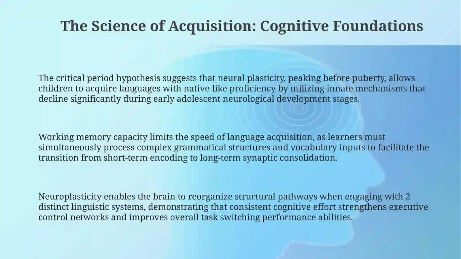 The Science of Language Acquisition 3