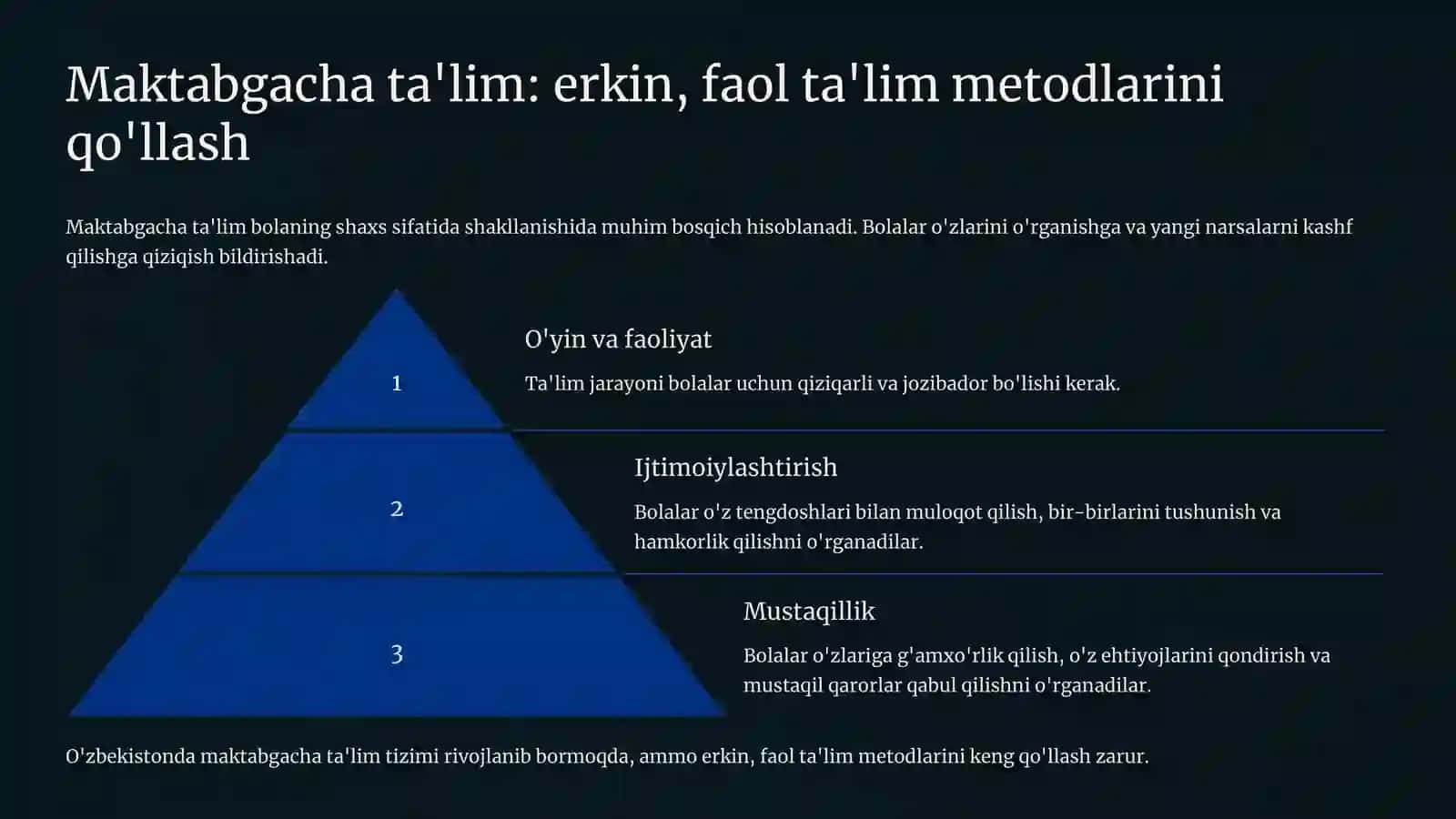 Rivojlangan Mamlakatlar Ta'lim Tizimi 3