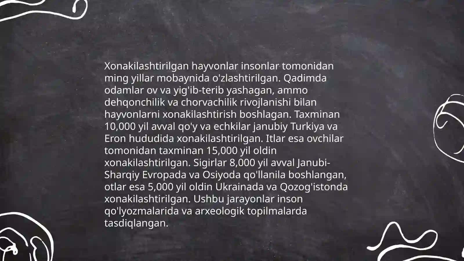 Xonakilashtirilgan hayvon, madaniy o‘simliklarning xilma-xilligi va kelib chiqishi 3