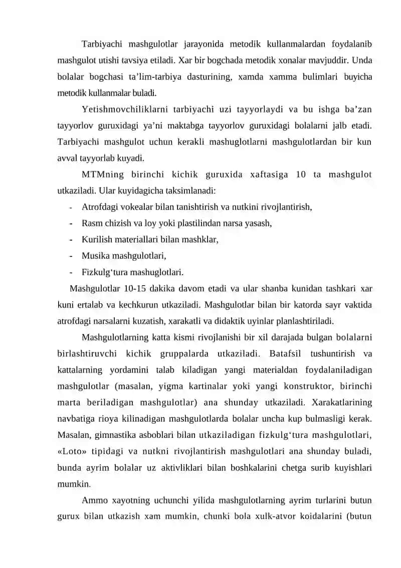 Bоlalarni maktabga tayyorlashda mashg’ulоtning o’rni 3