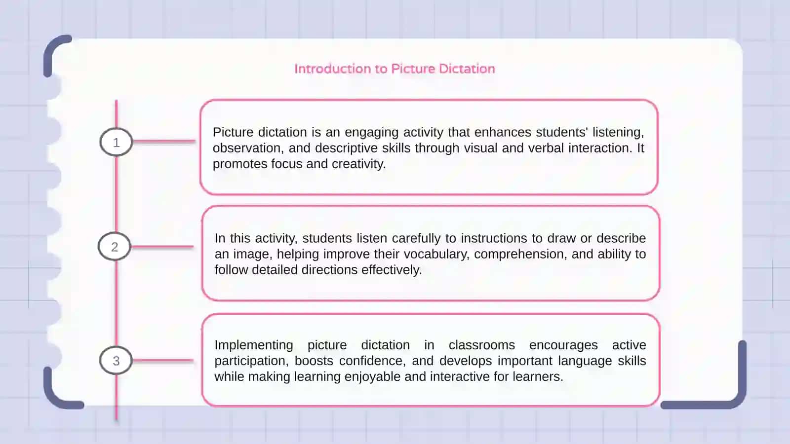 Picture dictation 3