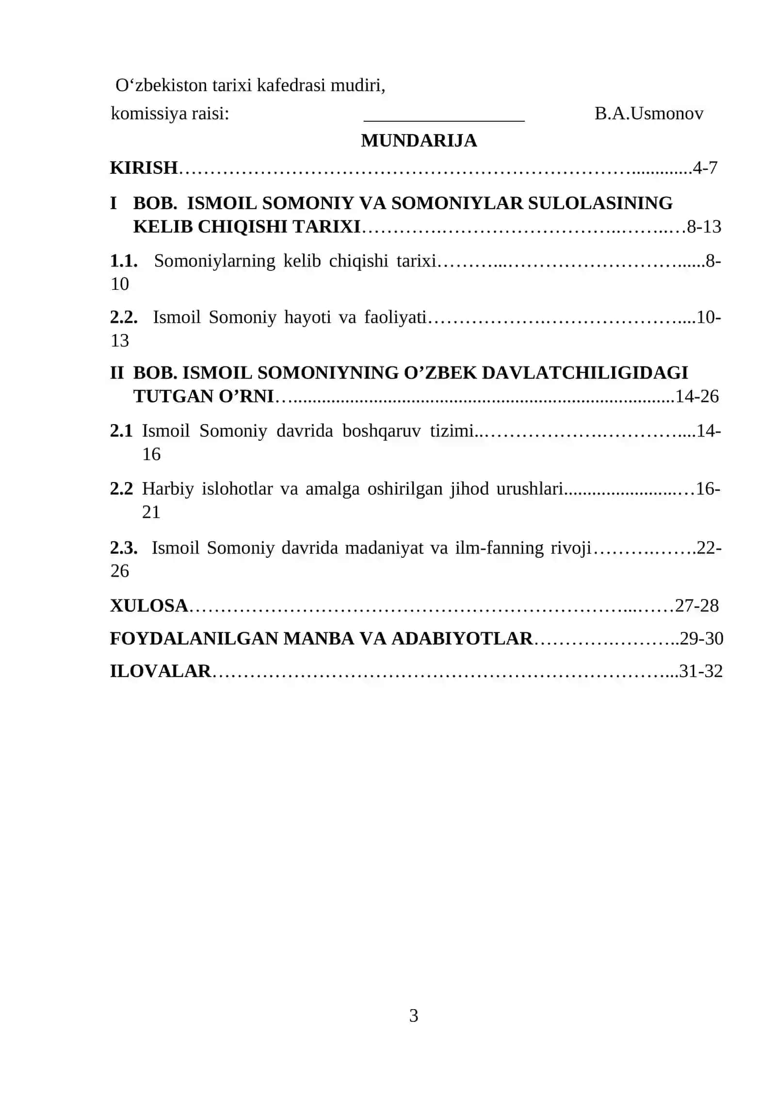 Ismoil Somoniy va uning o’zbek davlatchiligida tutgan o’rni 3