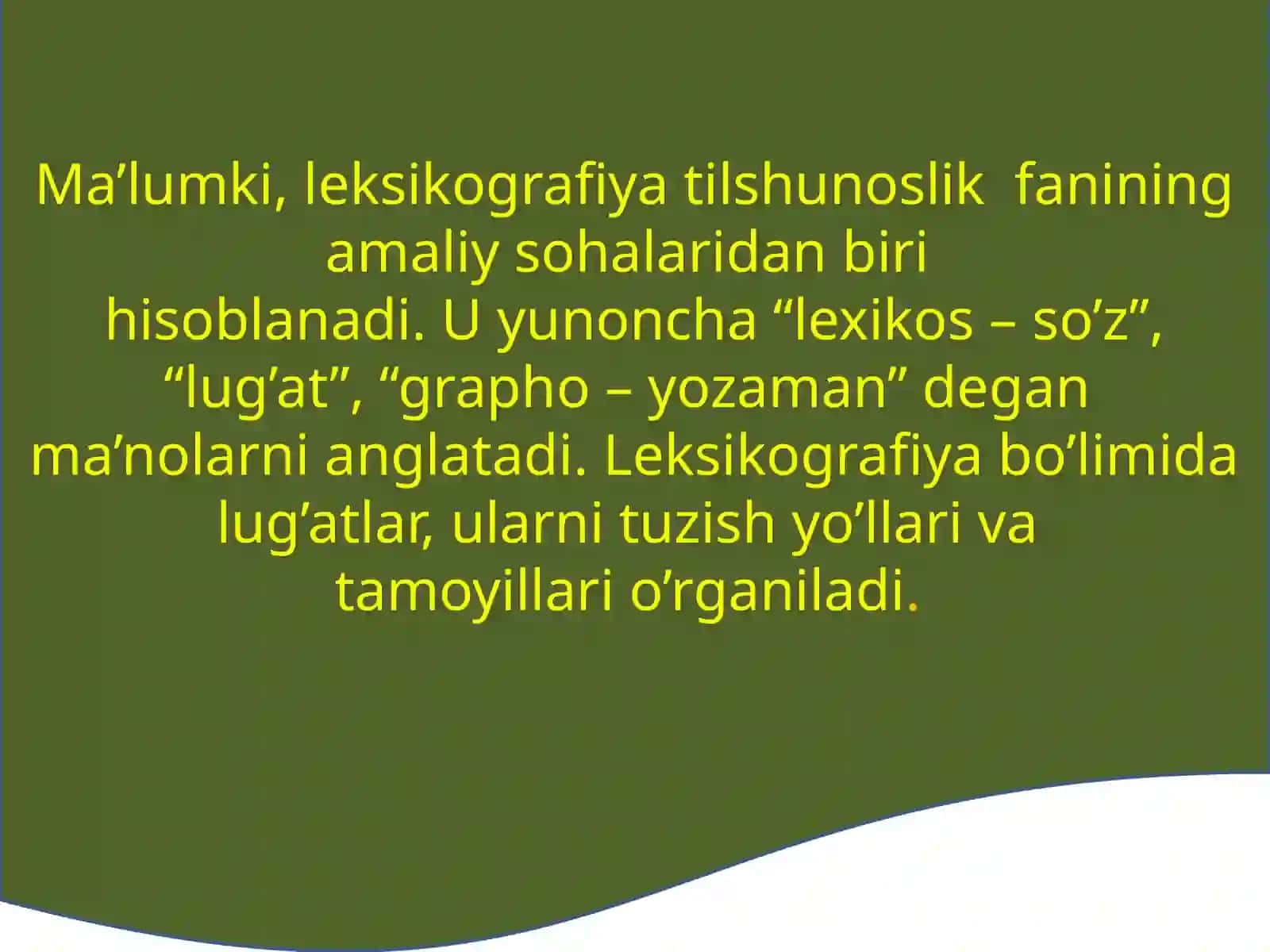 Kompyuterleksikografiyasi 3