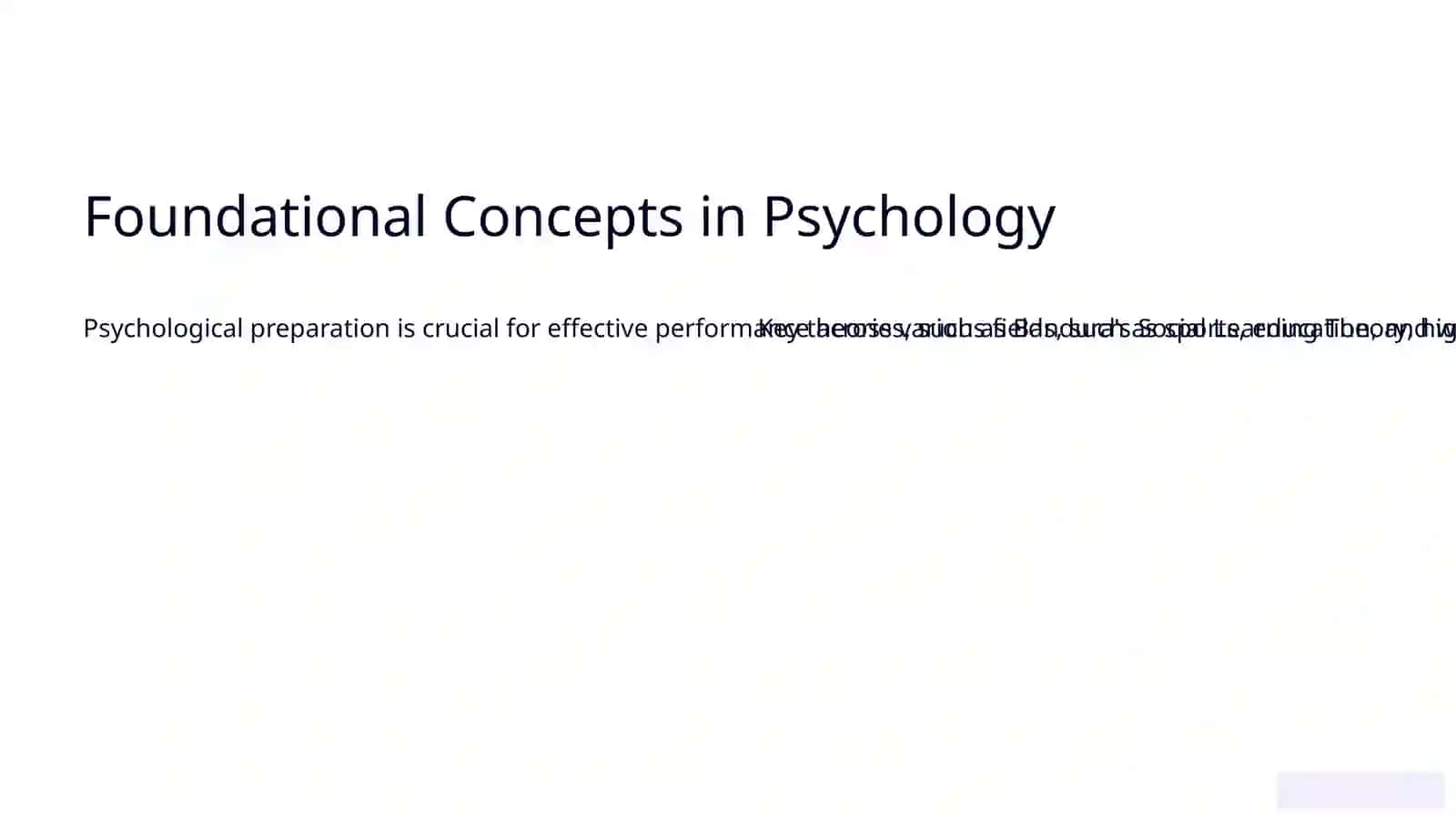 Psychological Preparation and Improvement 3