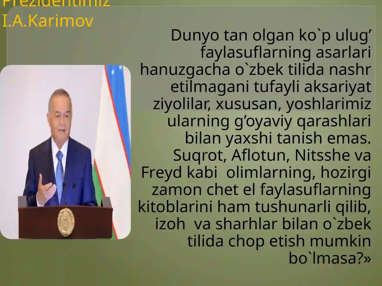 FALSAFA FANIDAN TAQDIMOT ISHI 3
