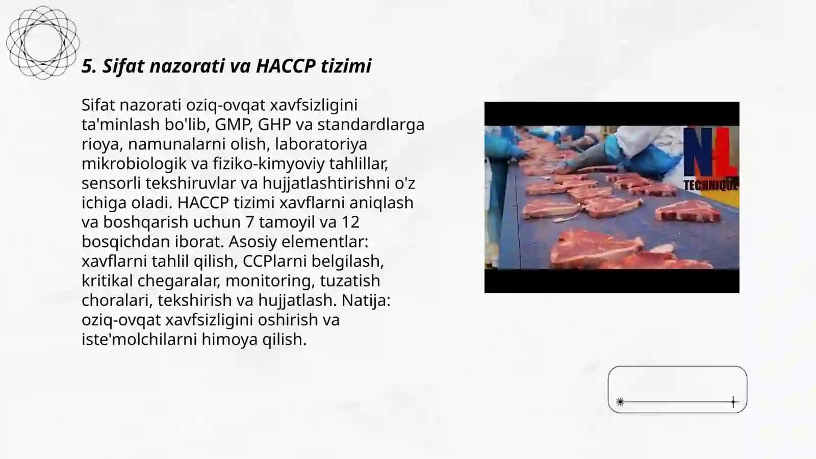 Sifat nazorati va HACCP tizimi 3