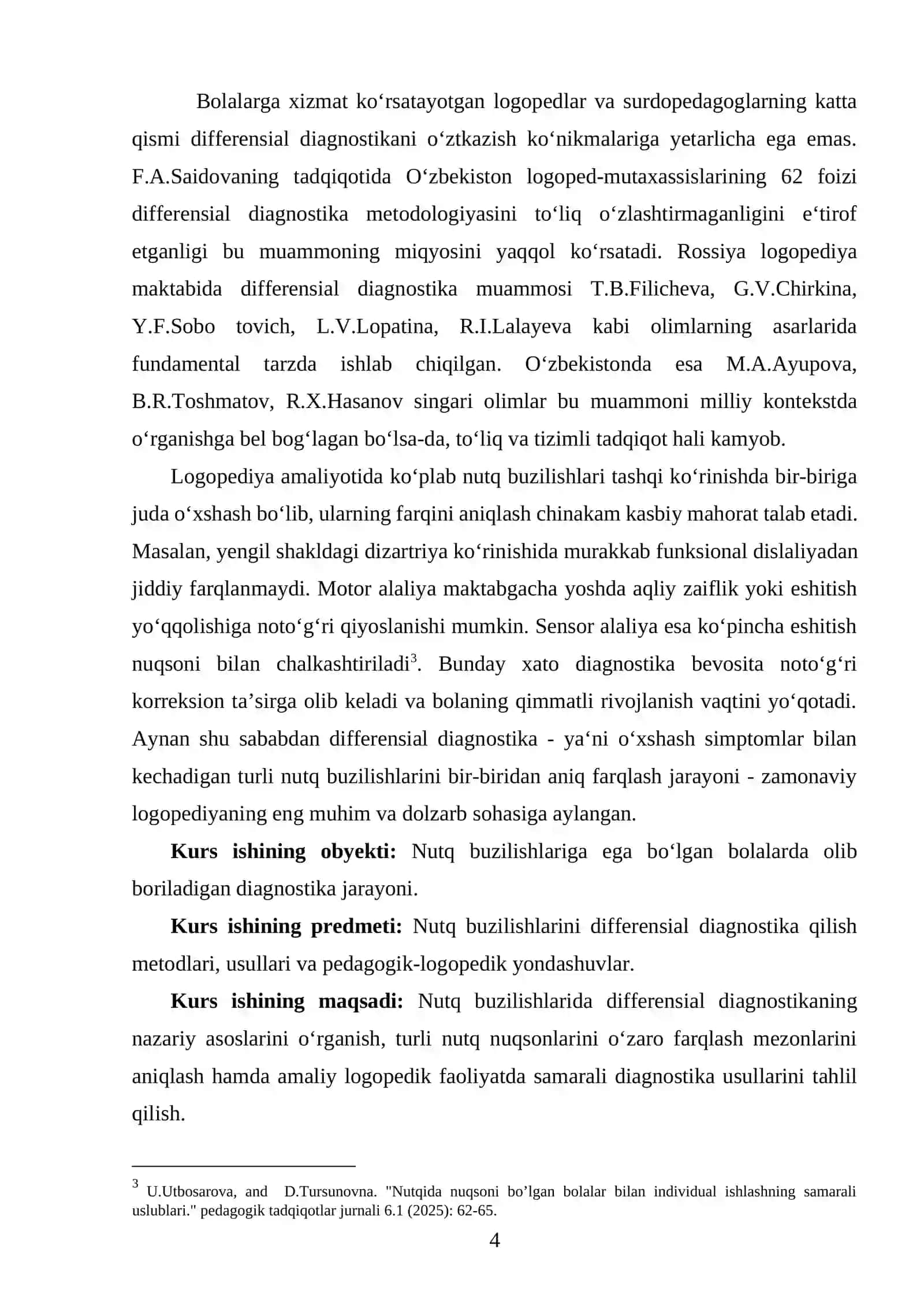Nutq buzilishlarida differensial diagnostikaning nazariy va amaliy asoslari 3