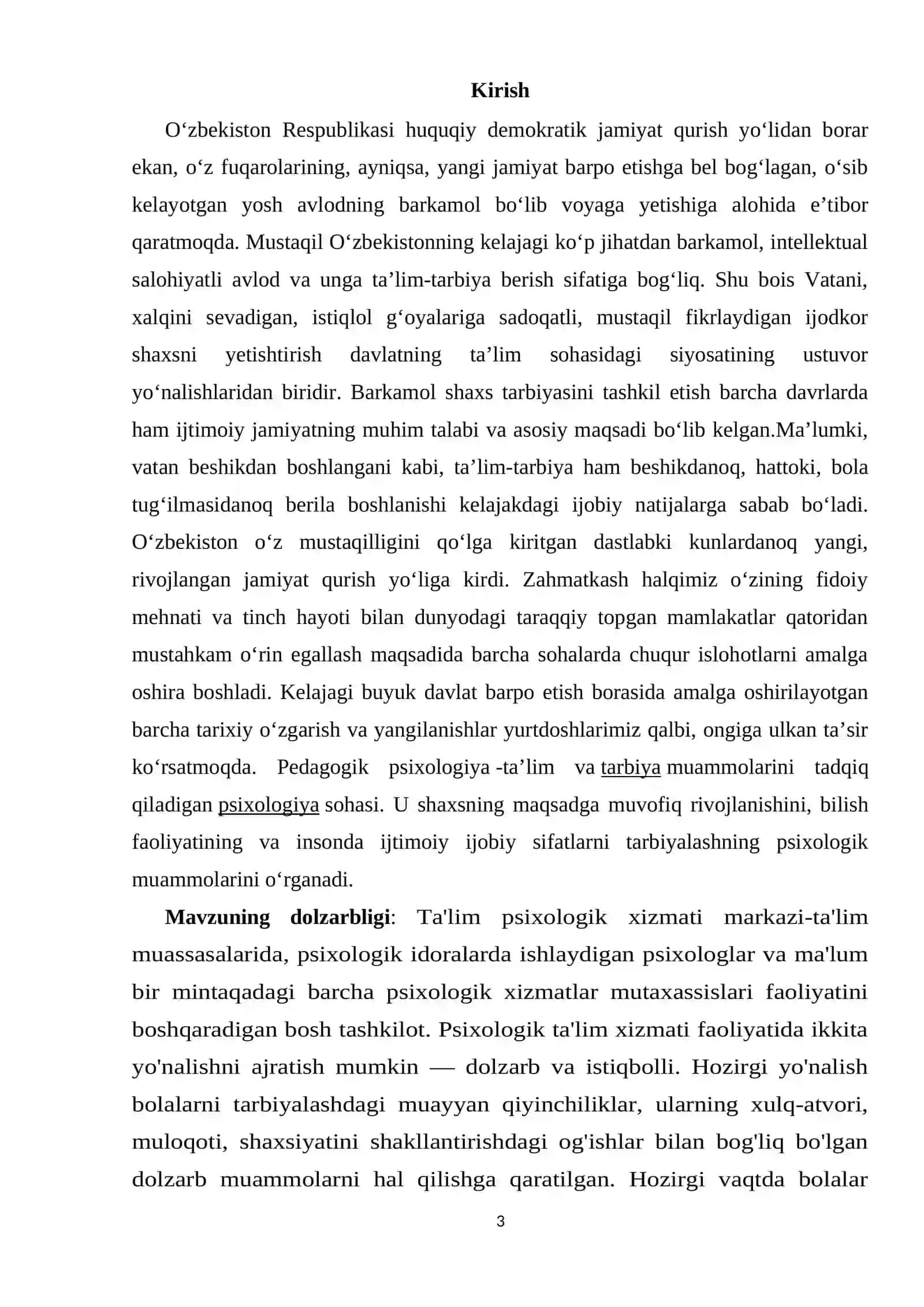 TA’LIM MUASSASASI PSIXOLOGINING TARG’IBOT-TASHVIQOT FAOLIYATI 3