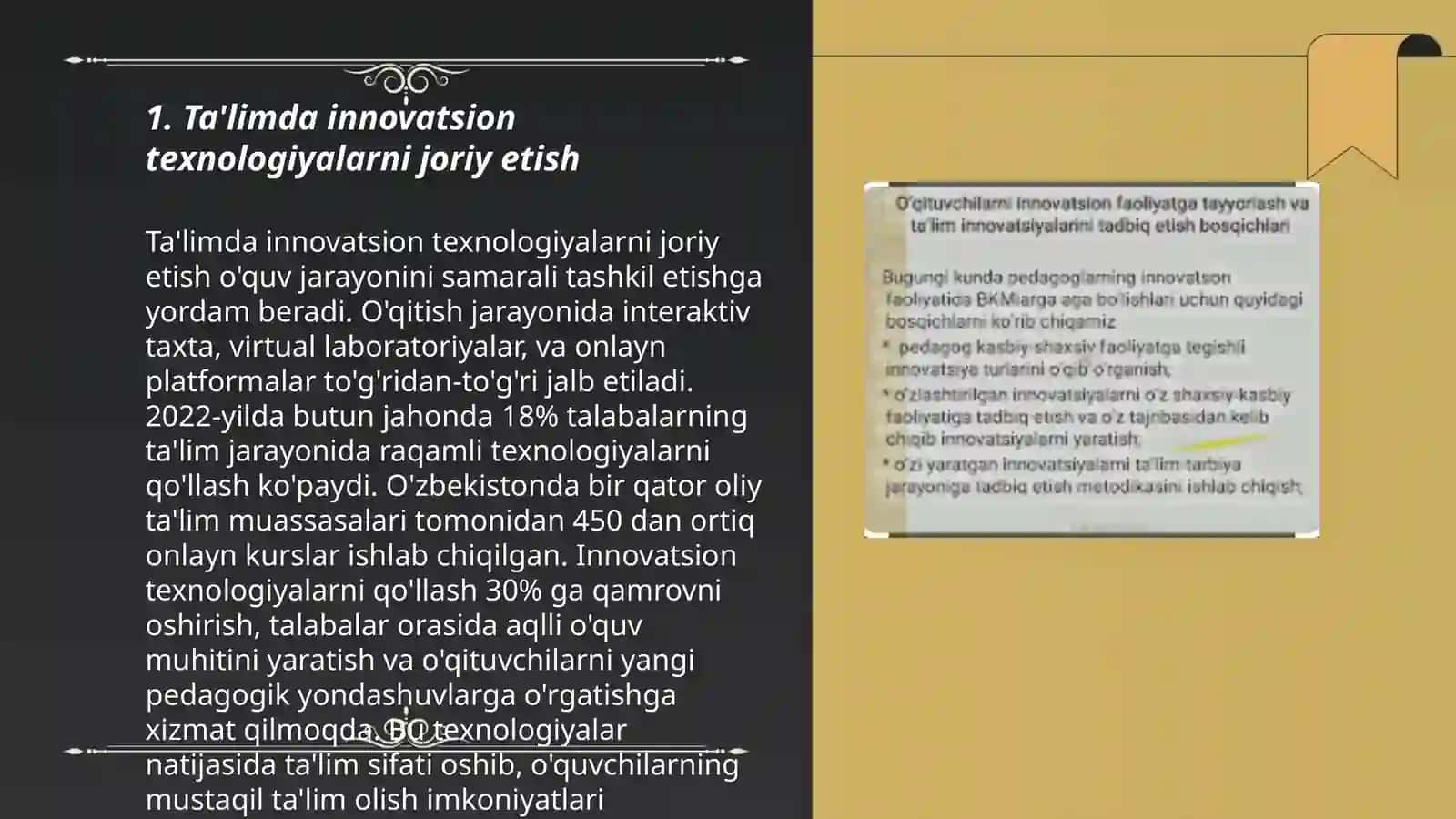 O'qituvchining innavatsion faoliyatini shakllantrish shakllari 3