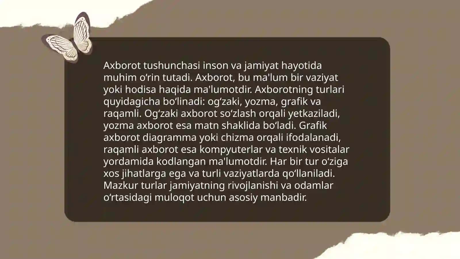 Axborotlarni kompyuterda tasvirlanishi 3
