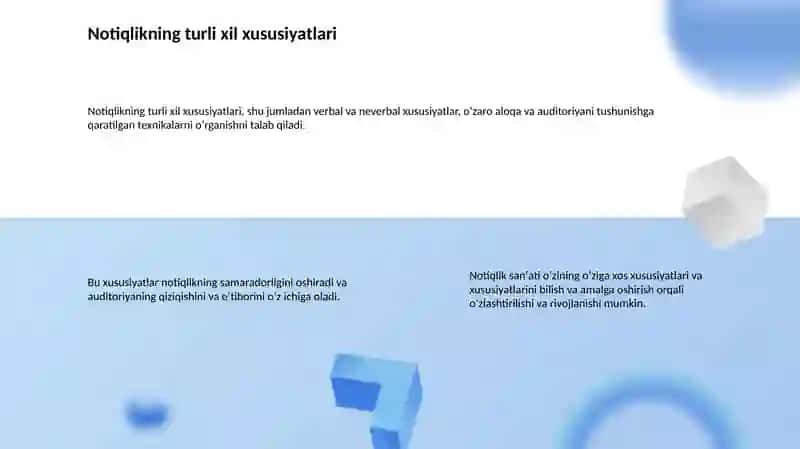 Notiqlik san’ati: auditoriya oldida qo‘rqmasdan gapirish sirlari 3