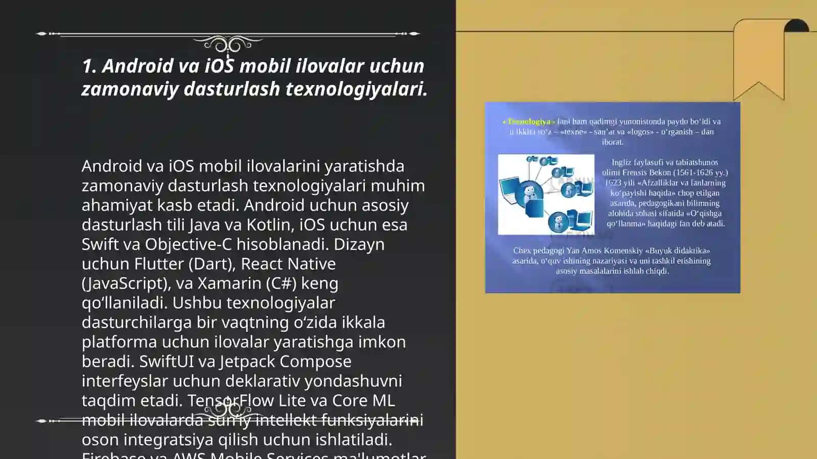 Zamonaviy dasturlash texnologiyalar asosida mobil ilovalar yaratish va ulardan foydalanish metodikasi 3