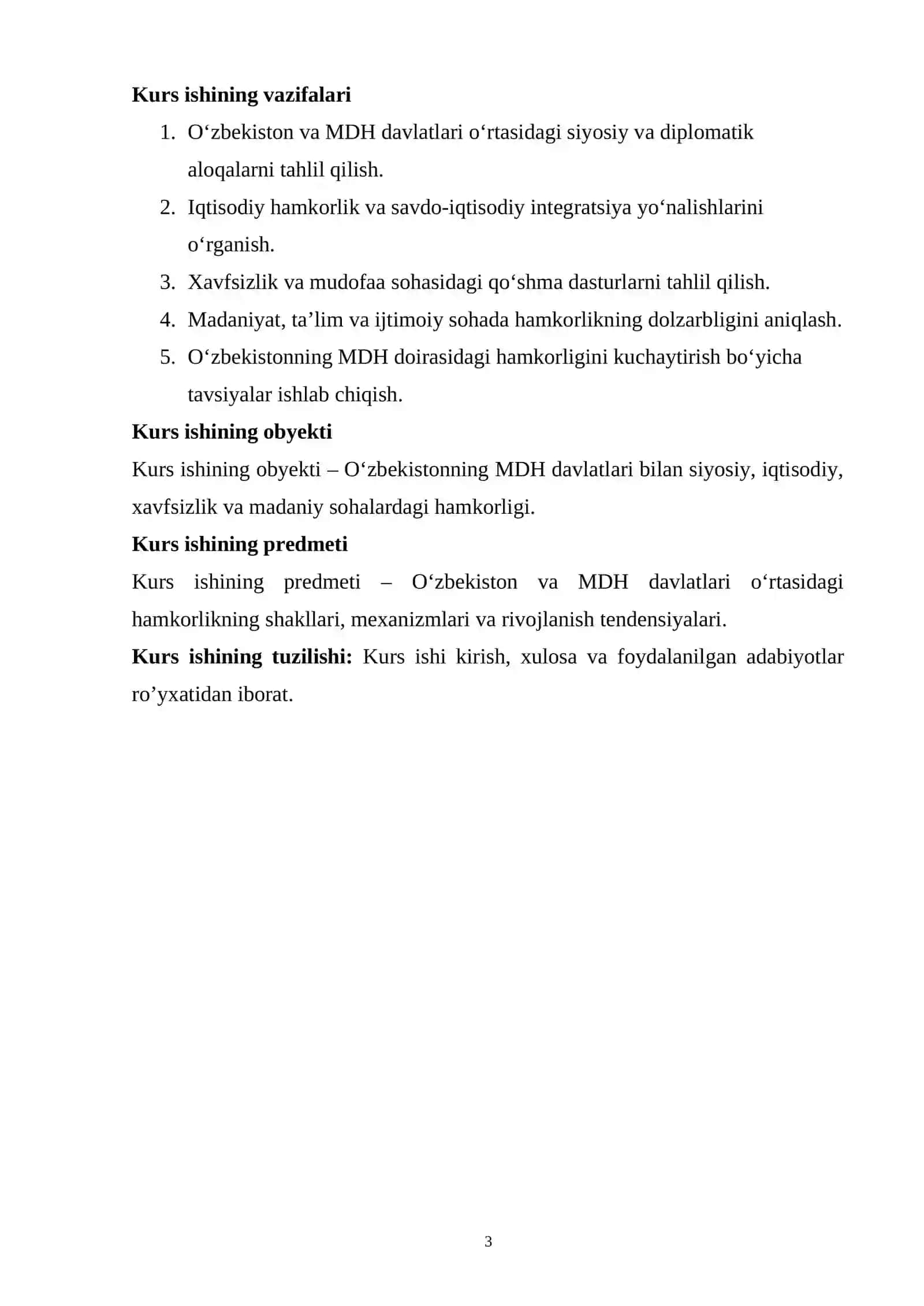 Oʻzbekiston va MDH davlatlari siyosiy va diplomatik hamkorligi 3