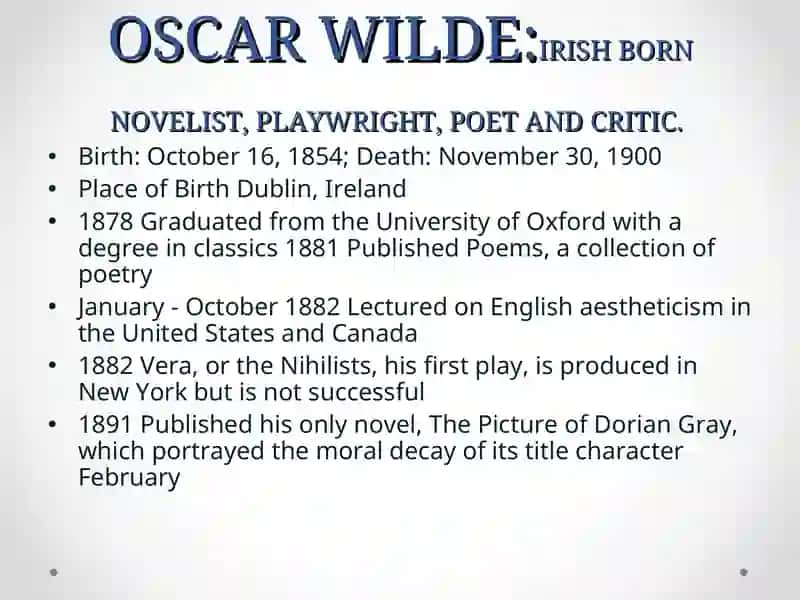Oscar Wilde 3