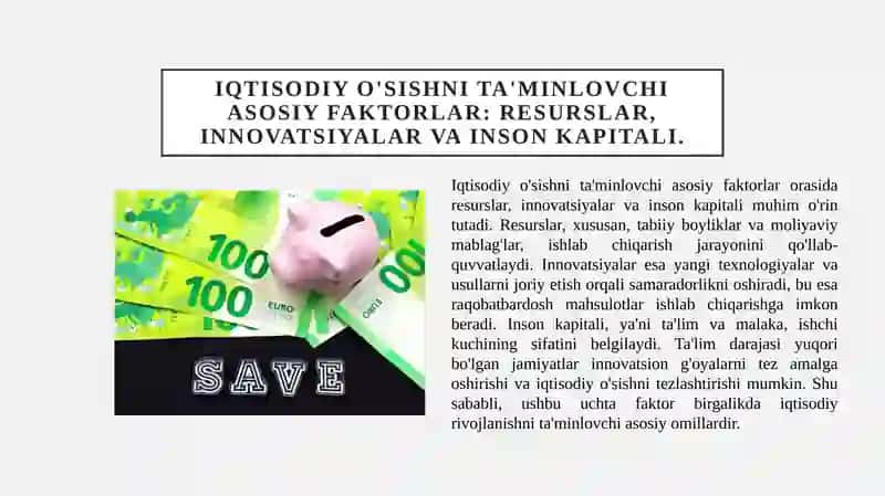 Iqtisodiyo'sishomillarivatiplari 3