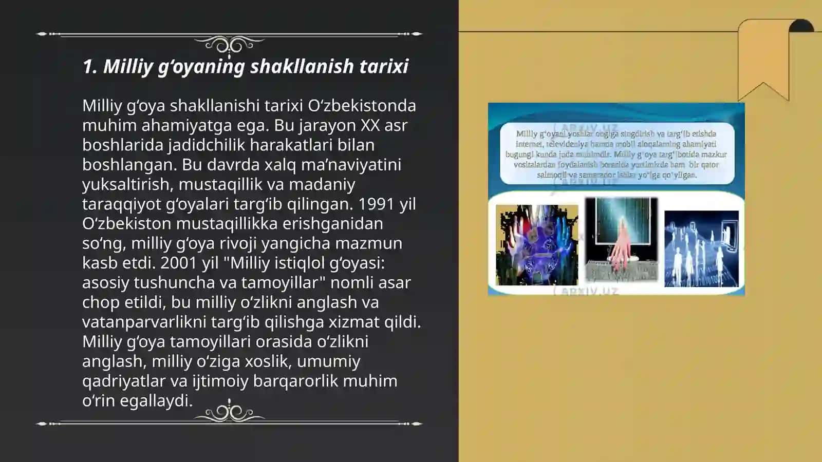Milliy g‘oyani shakillanish tarixi 3