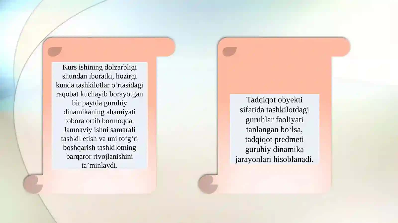 Guruhlar va tashkilotda guruhiy dinamika 3