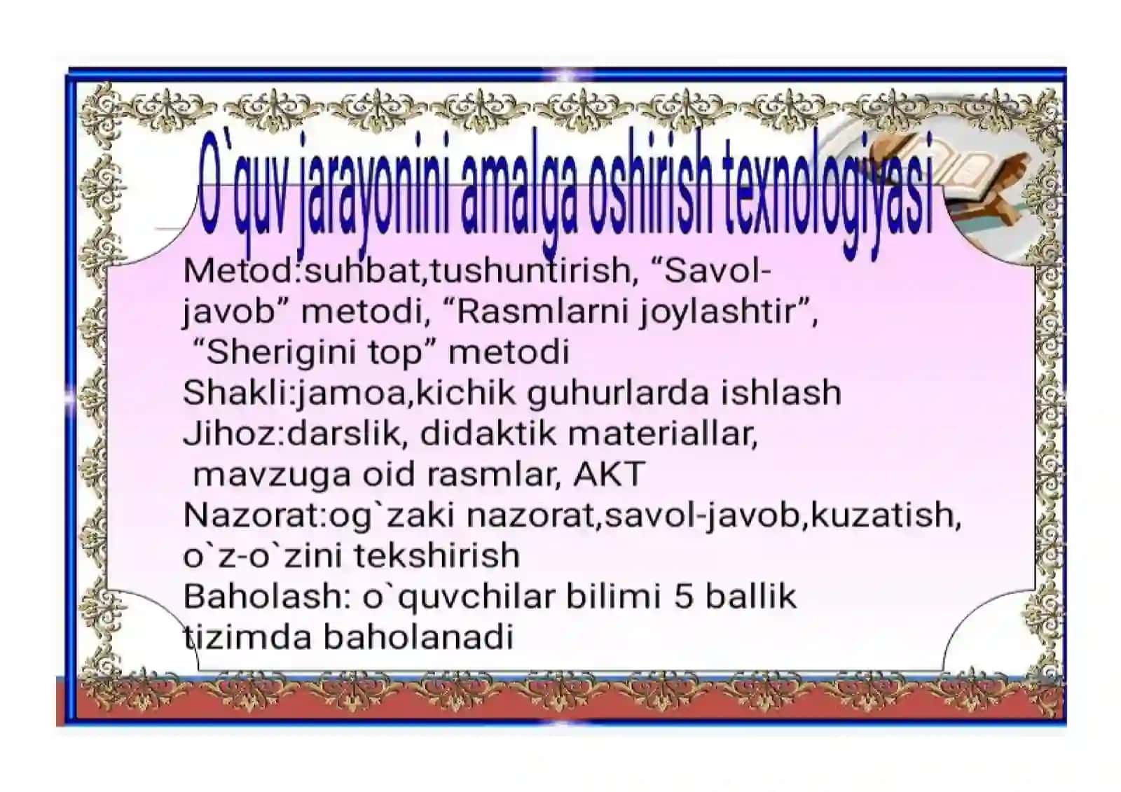 4-sinf Tarbiya fani Xavfli vaziyatlarda nima qilish kerak mavzuda dars ishlanma 3