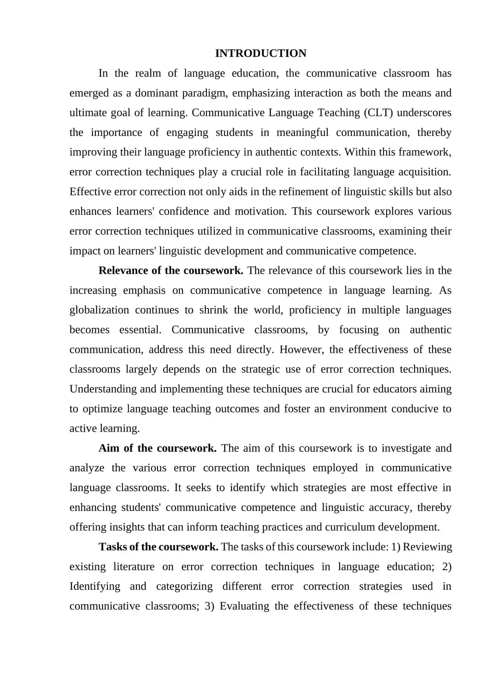 ERROR CORRECTION TECHNIQUES IN COMMUNICATIVE CLASSROOMS 3
