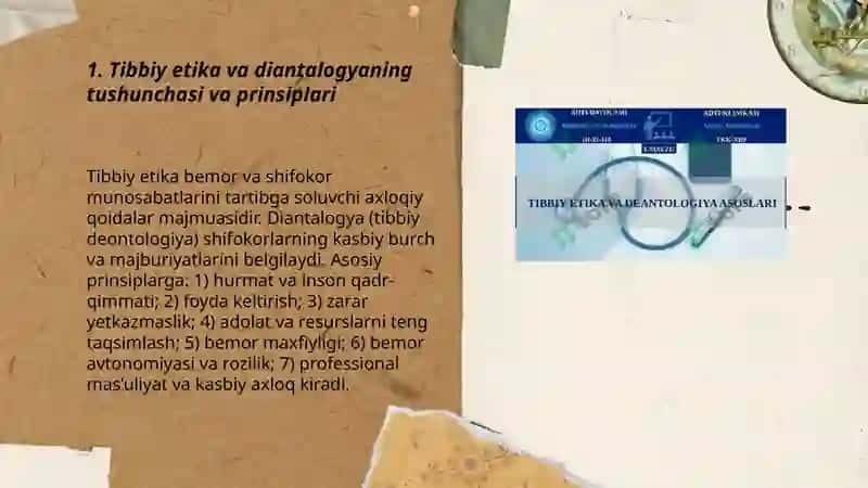 Tibbiy etika va diantalogya muommolar 3