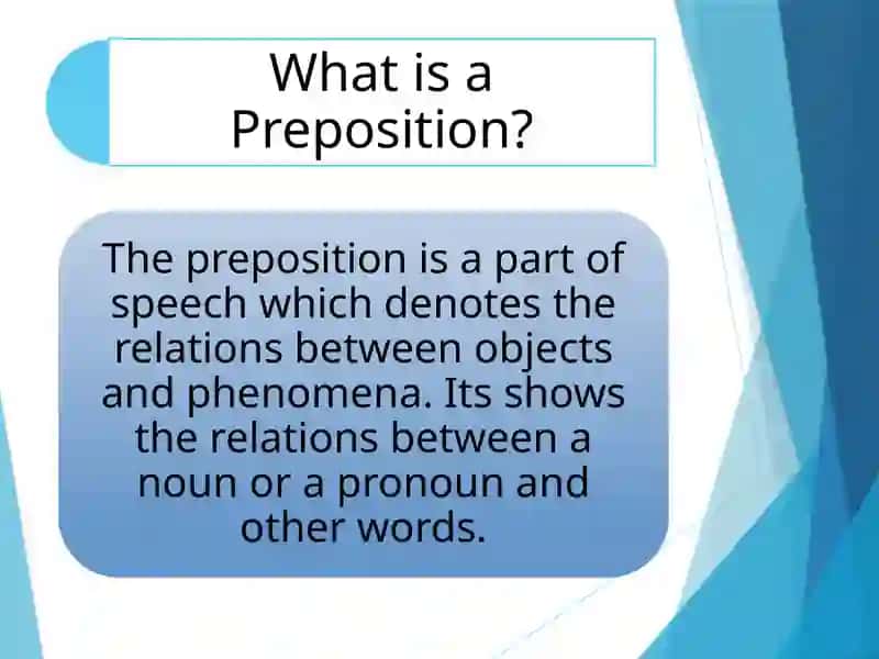 Prepositions 3