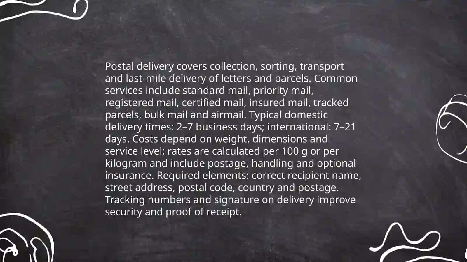 Methods of delivery 3