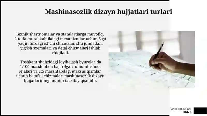 Mashinasozlik dizayn hujjatlari va ularning turlari 3