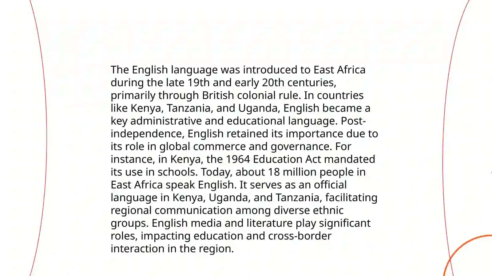 English in East Africa 3