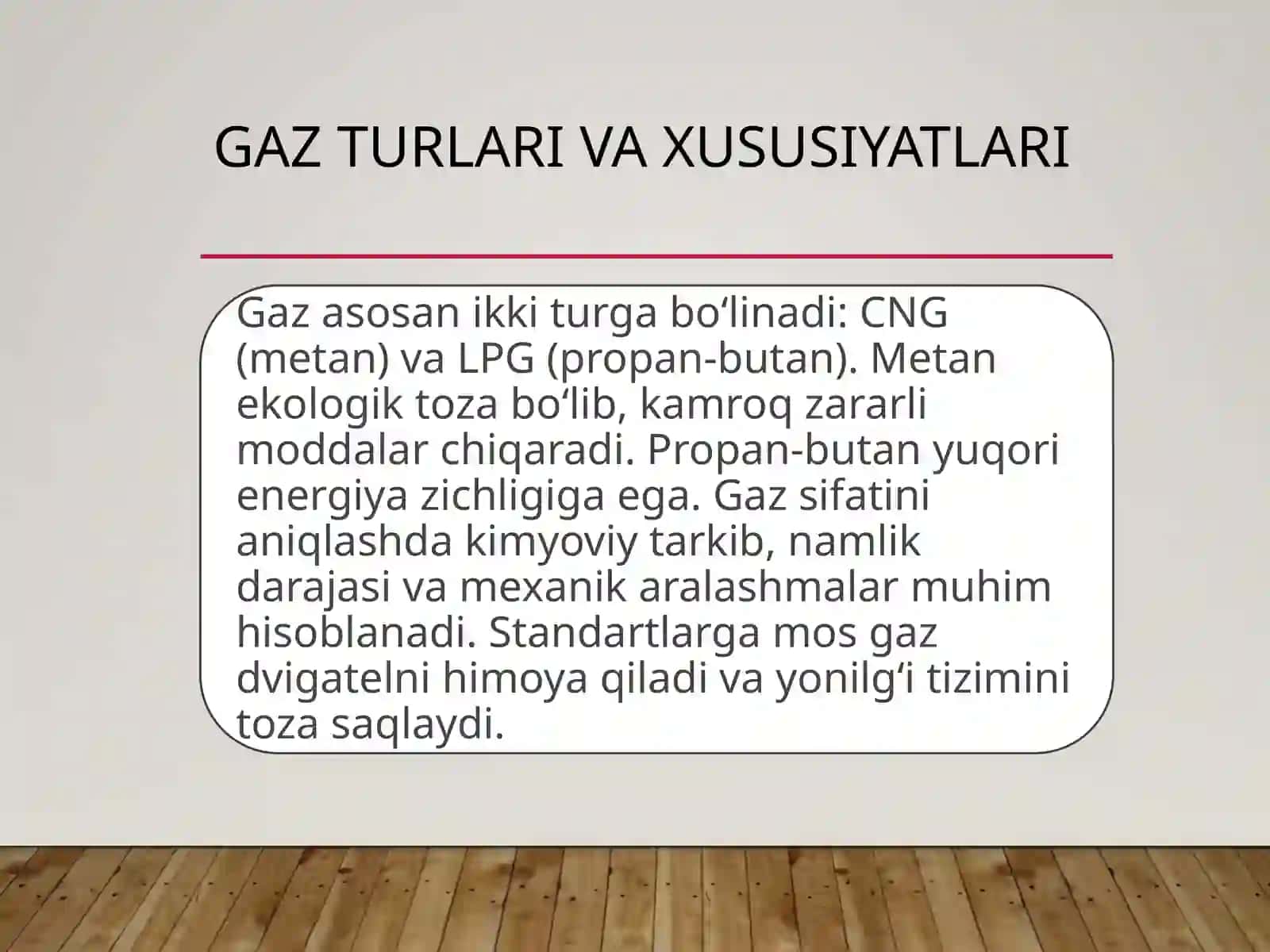 Biznes Reja: Engsifatli Gaz Markasi Qanday Aniqlanadi 3