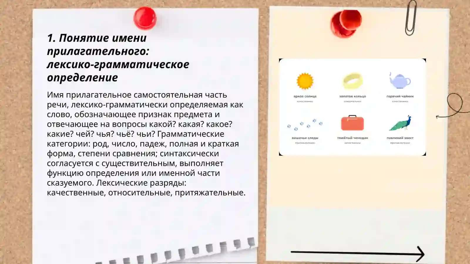 Имя прилагательное (общее понятие). Лексико-граматические разряды прилагательных 3