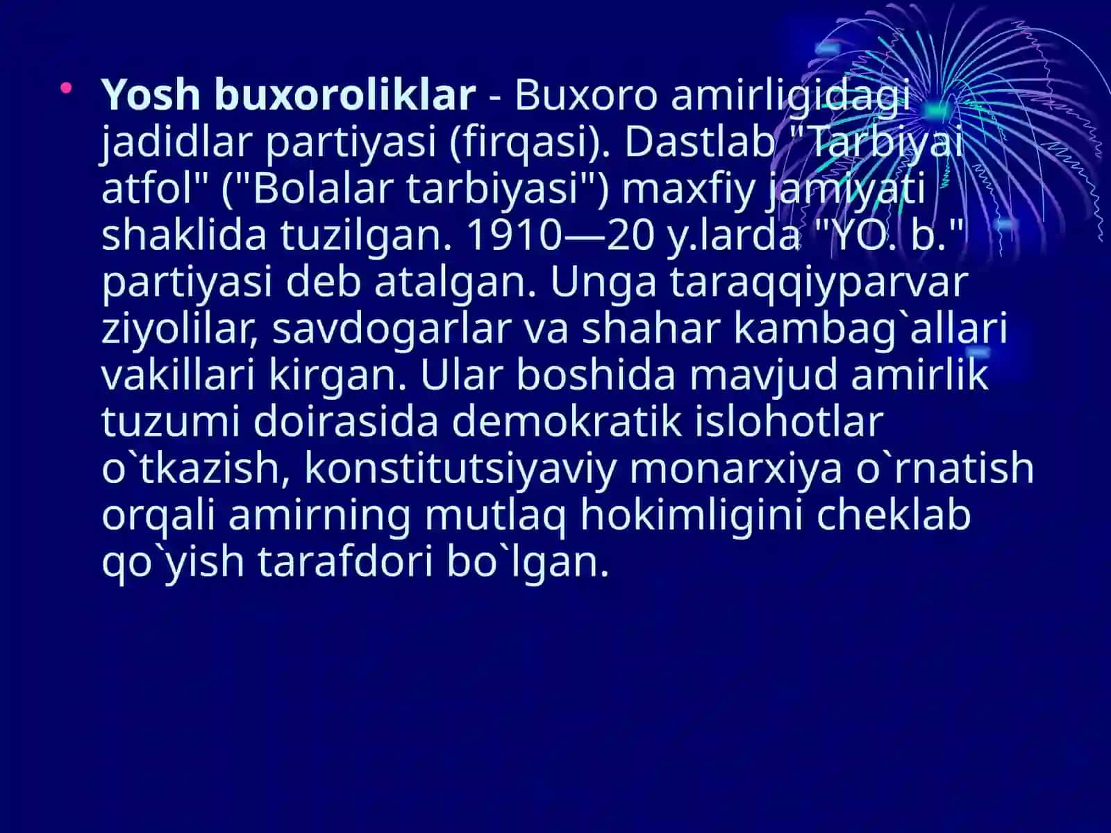 Yosh buxoroliklar tashkiloti 3