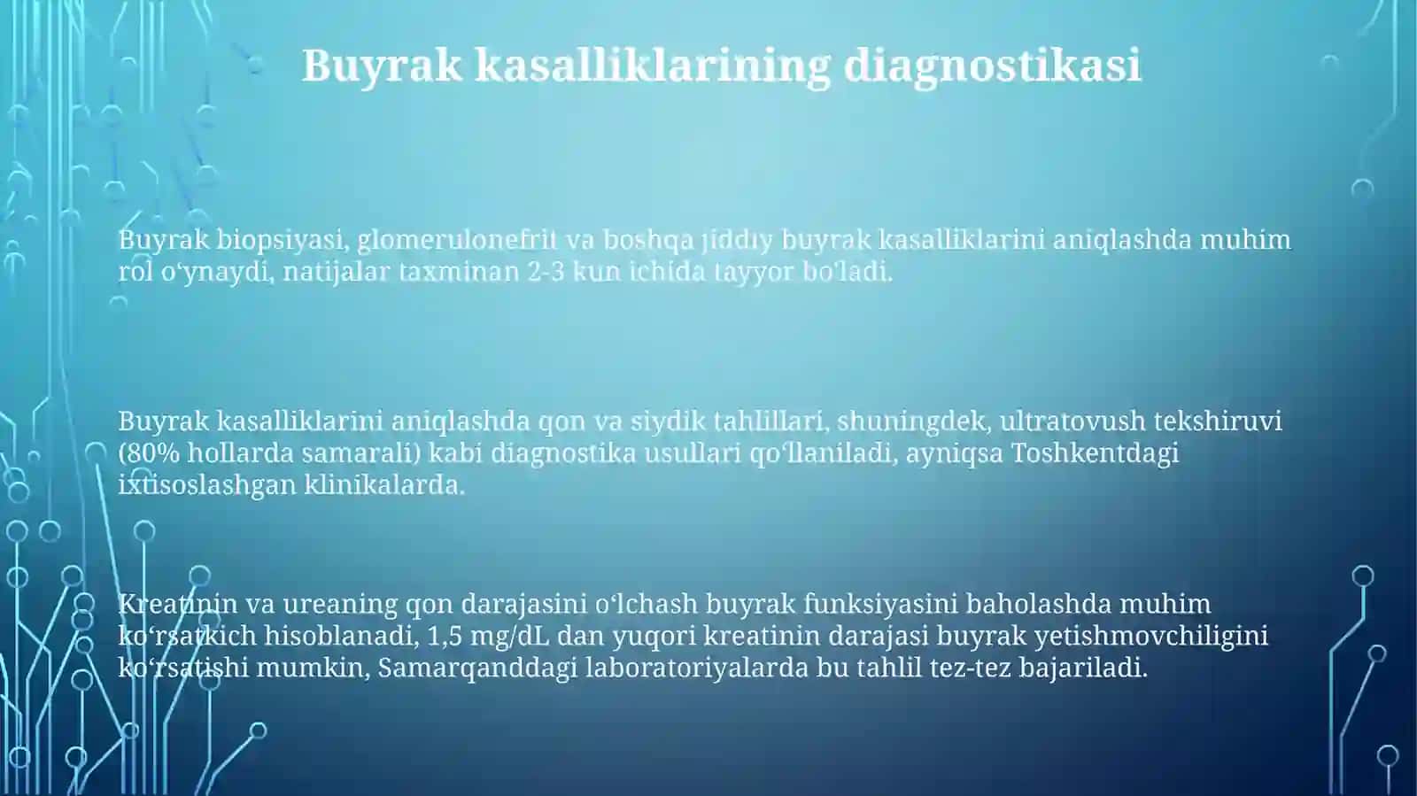 Buyraklar anatomiyasi va fiziologiyasi 3