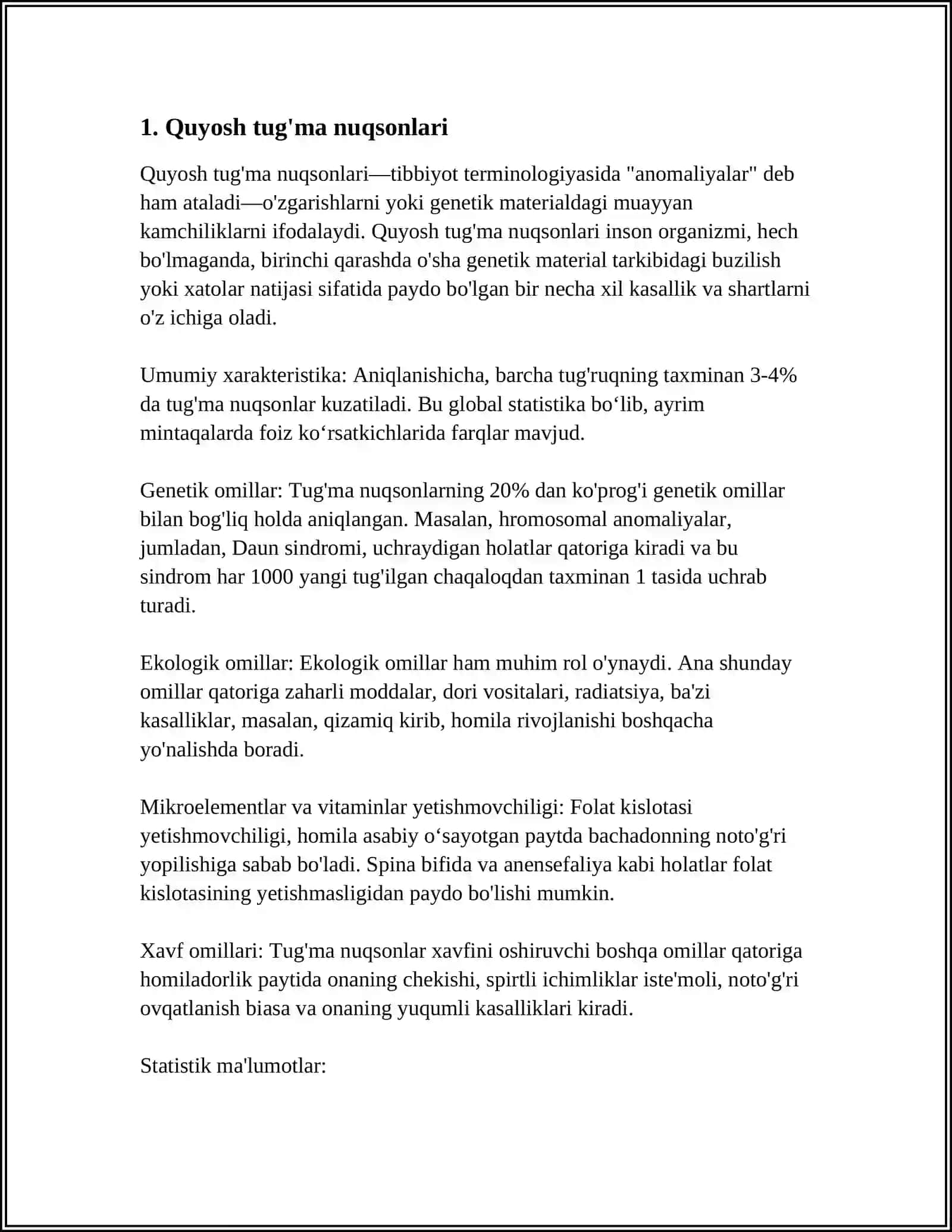 QIZILO'NGACH TUG'MA NUQSONLARI VA ANOMALIYALARI 3