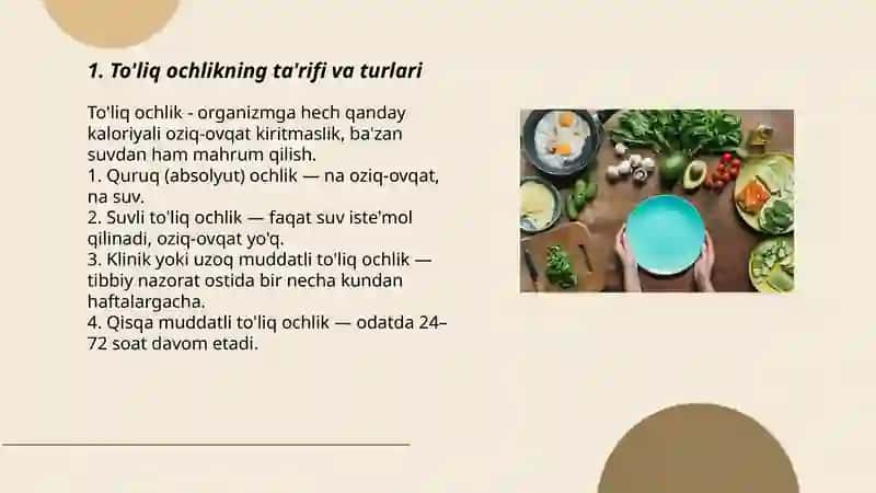 To'liq ochlikning ta'rifi va turlari 3