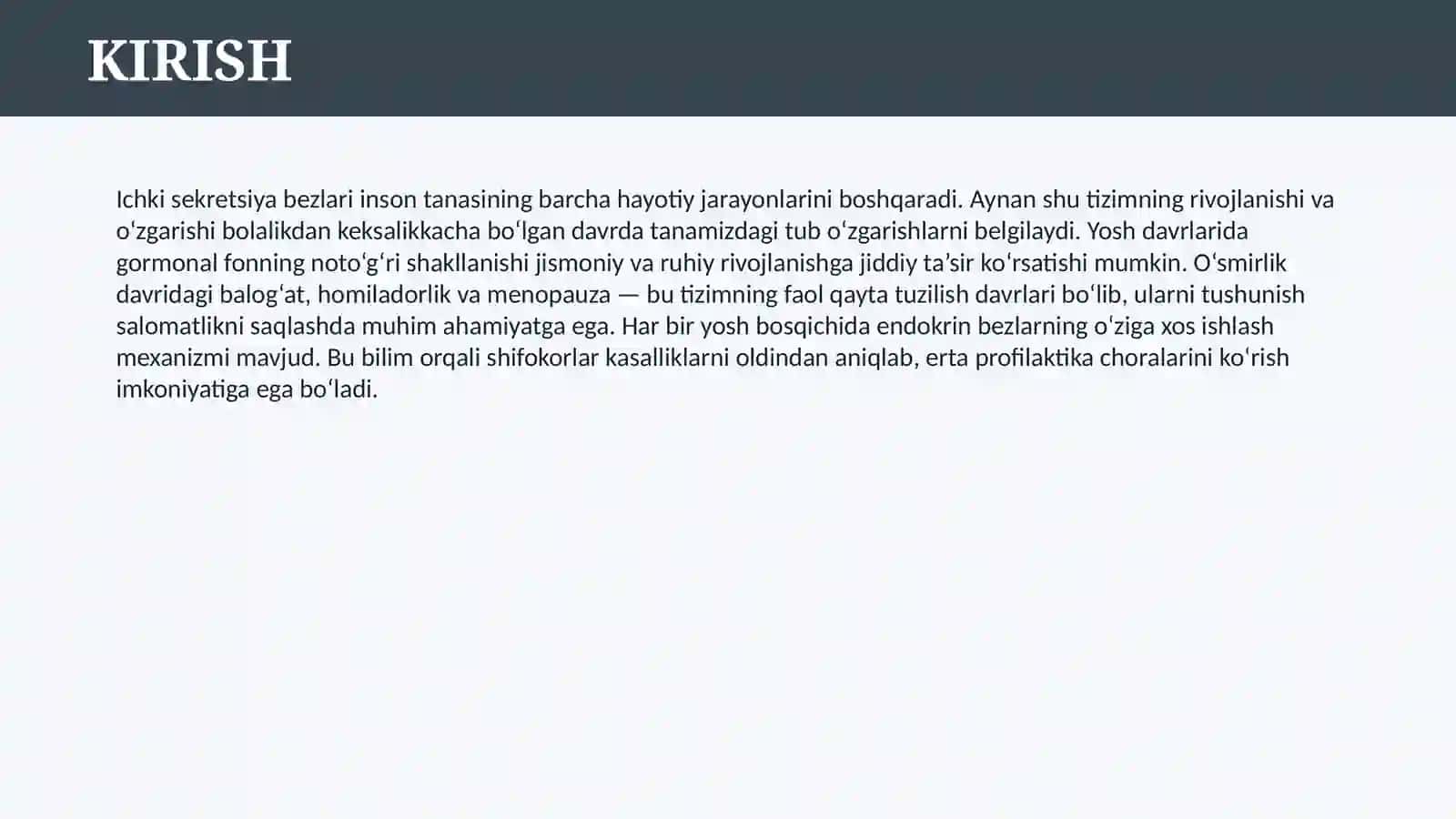 ICHKI SEKRETSIYA BEZLARINING YOSH XUSUSIYATLARI 3