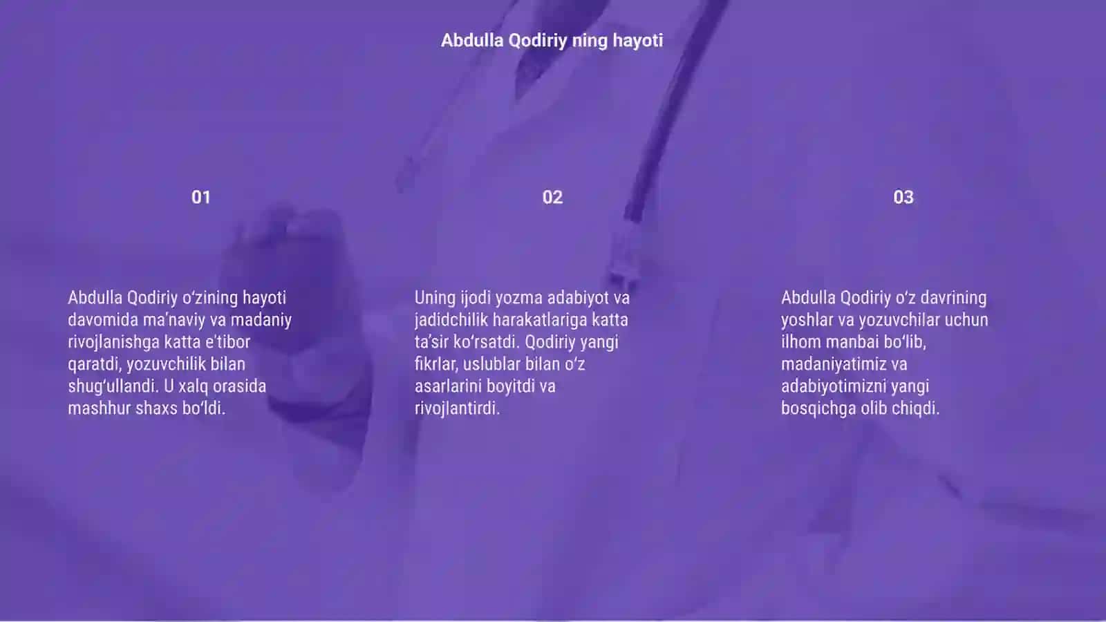 Abdulla Qodiriy ( hayoti, ijodi va jadidchilik harakatlari) 3