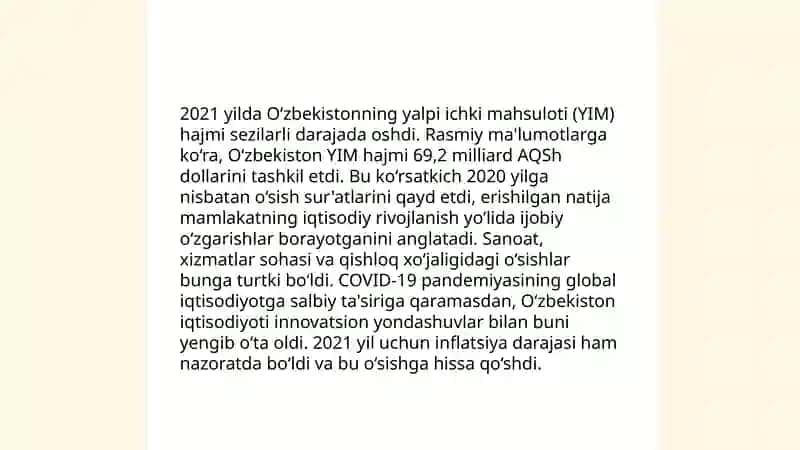 Chexiya davlatining 3 yillik YIM hajmi 3