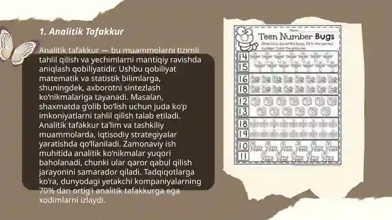 Mantiqiy fikrlashga oid didaktik o'yinlar 3