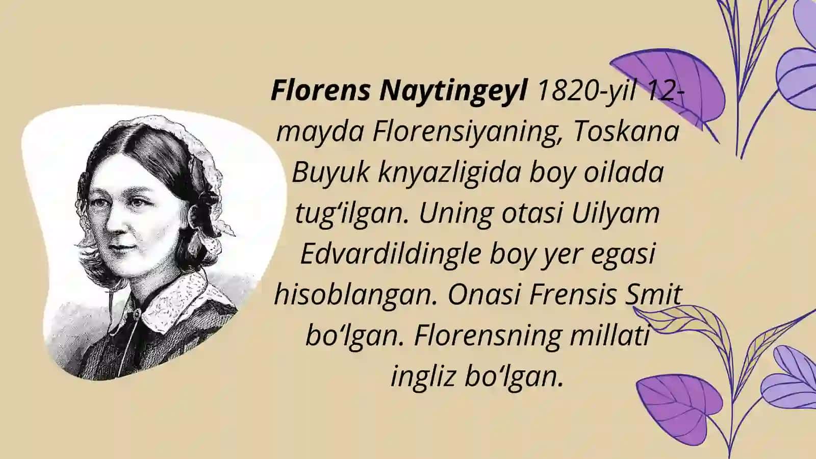 F.Naytingeylning ,, Bemorlarni parvarishlash haqida qaydlarim" kitobi haqida 3