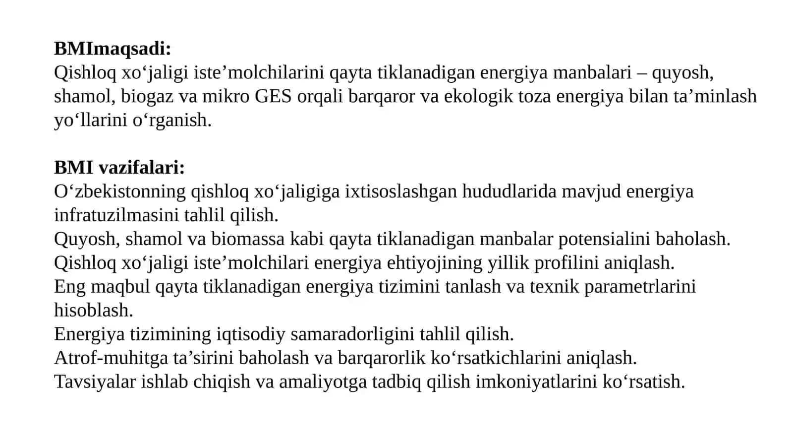 QAYTA TIKLANADIGAN ENERGIYA MANBALARI VA ULARNING QISHLOQ XO‘JALIGIDA AHAMIYATI 3