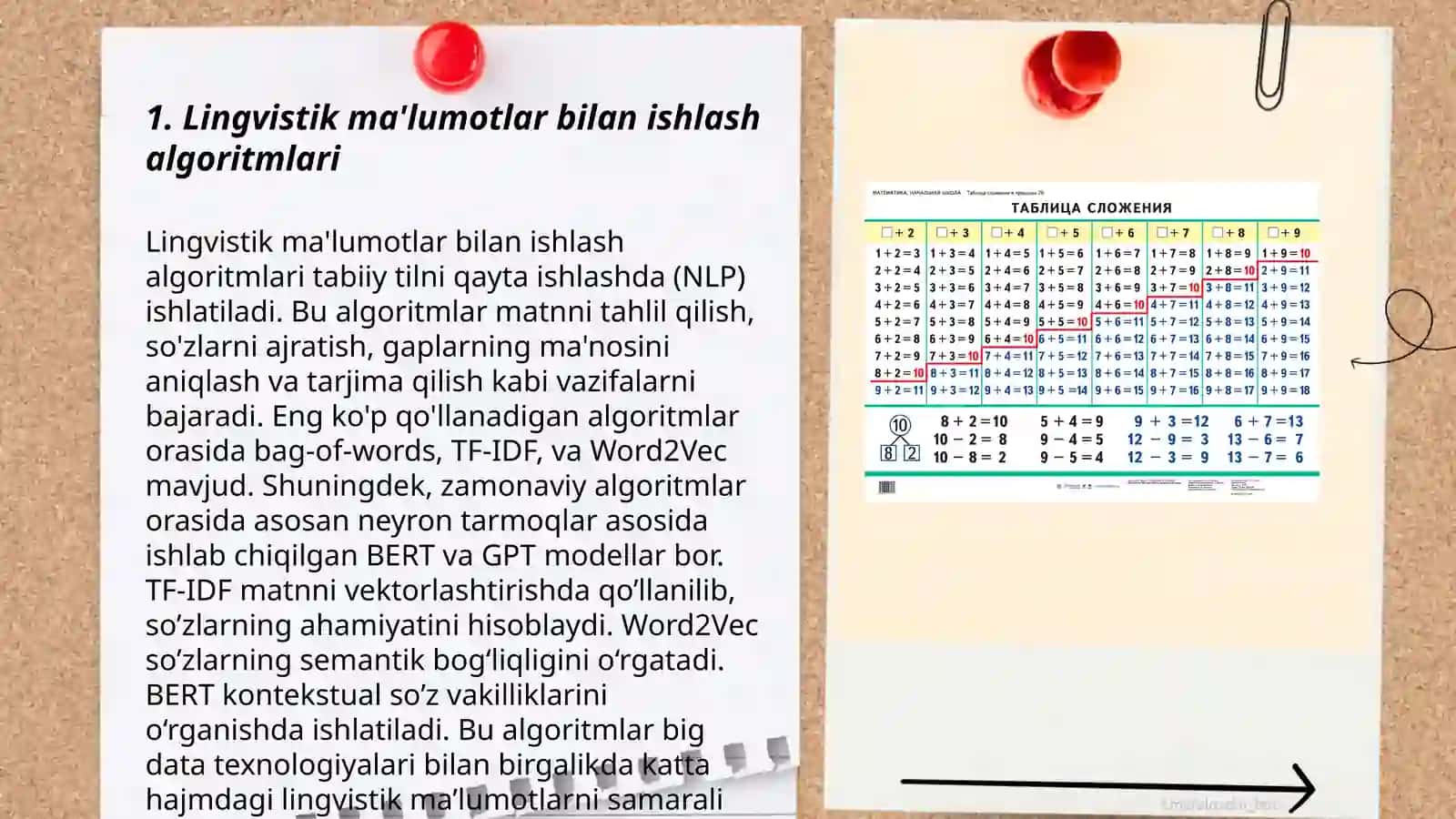 Lingvistik ma'lumotlarni (morfema, leksema, frazema, birikma va gap) komputer ta'minotiga kiritish va qayta ishlash mavzusida 3