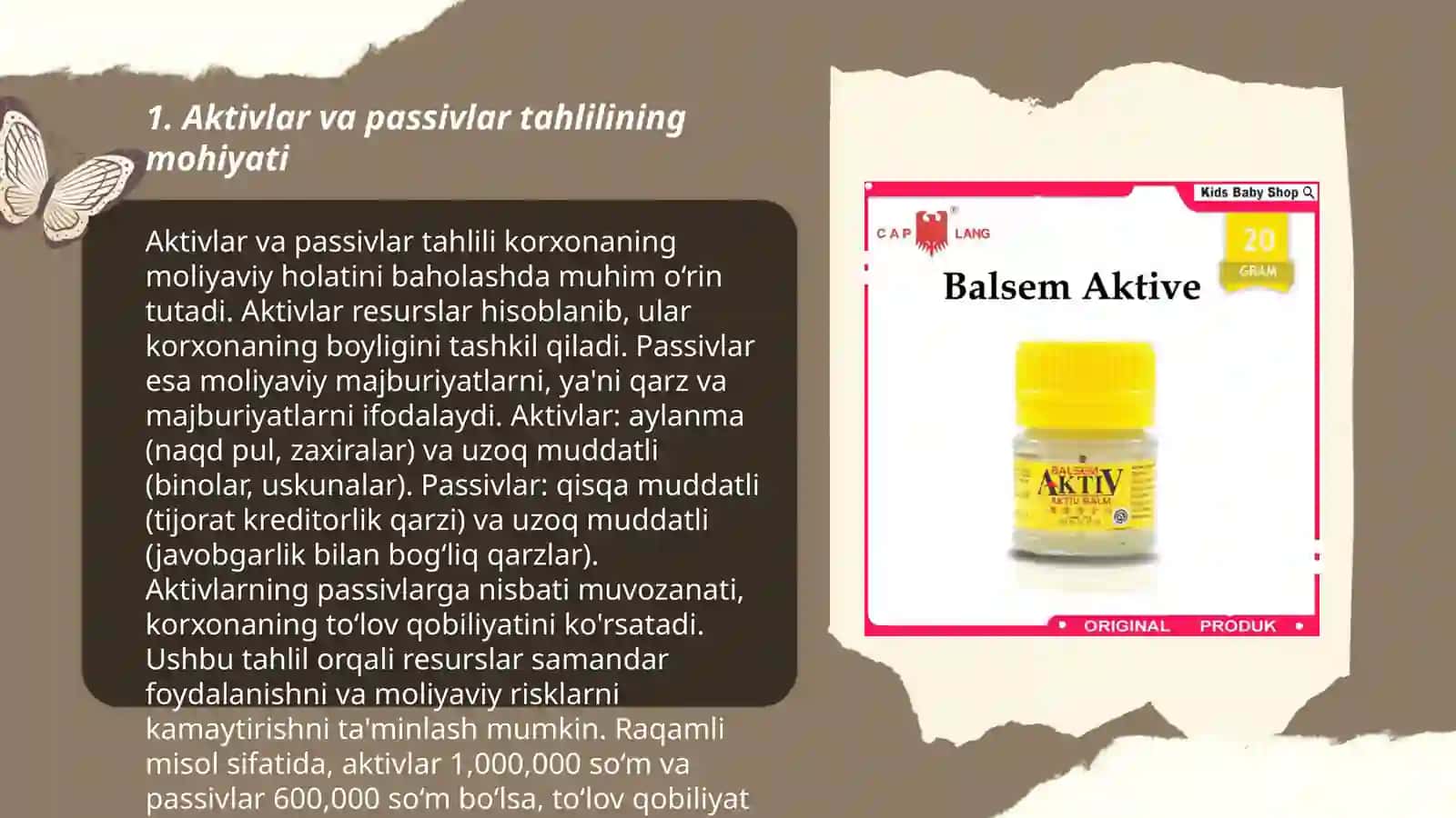 Aktiv va passiv asosiy vositalar tahlili 3