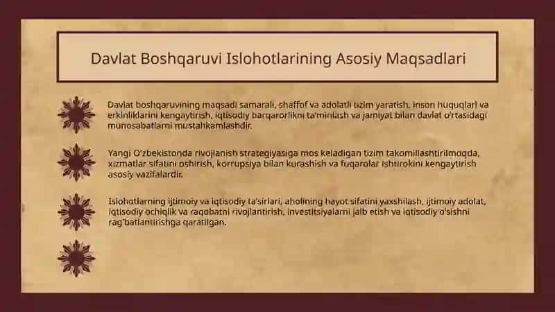 Mustaqillik yillarida boshqaruvi tizimida amalga oshirilgan  islohotlar 3