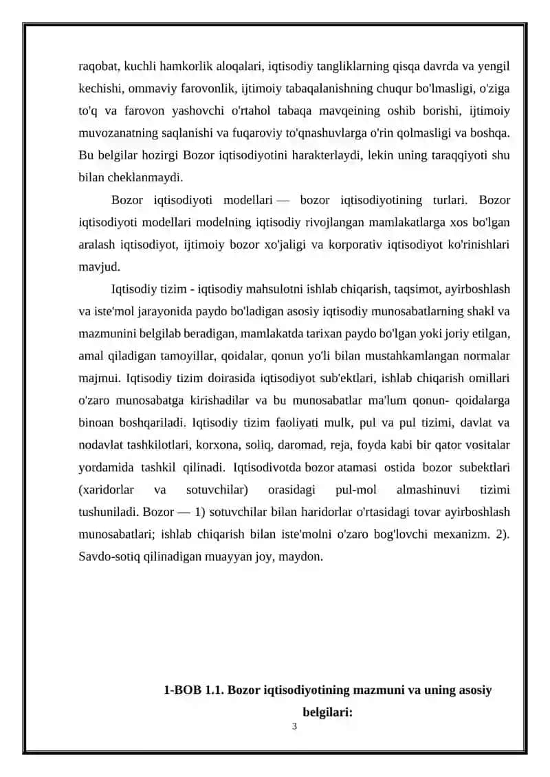Bozor iqtisodiyoti 3