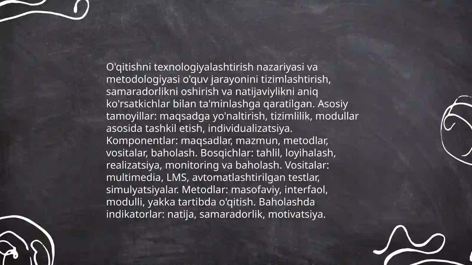 O'qitishni texnologiyalashtirishda metod va vositalar 3