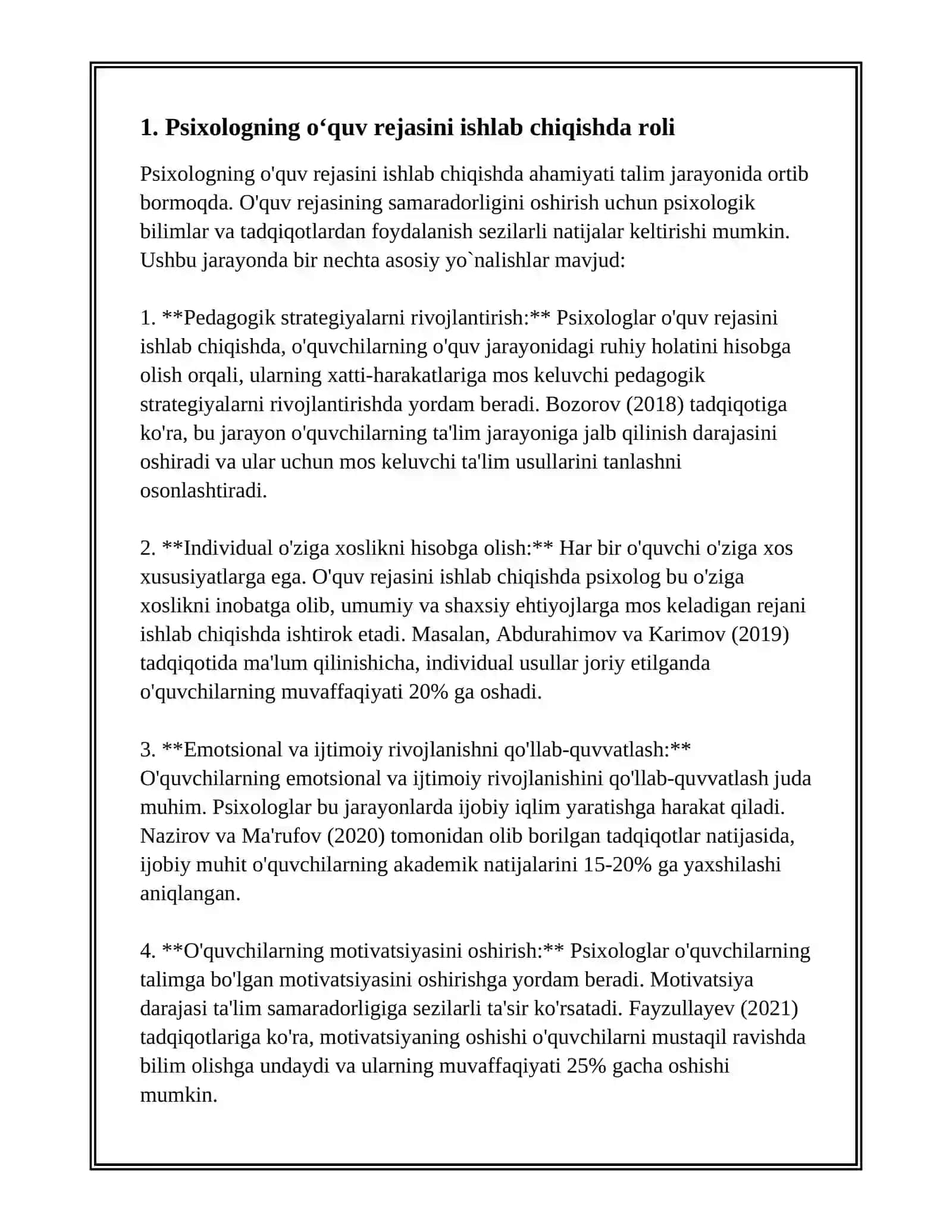 IMKONIYATI CHEKLANGAN BOLALARNI OʻQITISH VA DARS JARAYONINI TASHKIL ETISHDA PSIXOLIKNING VAZIFASI 3