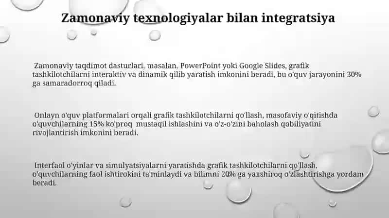 Pedagogika fanlarini òqitishda grafik organayzerlarning òrni 3