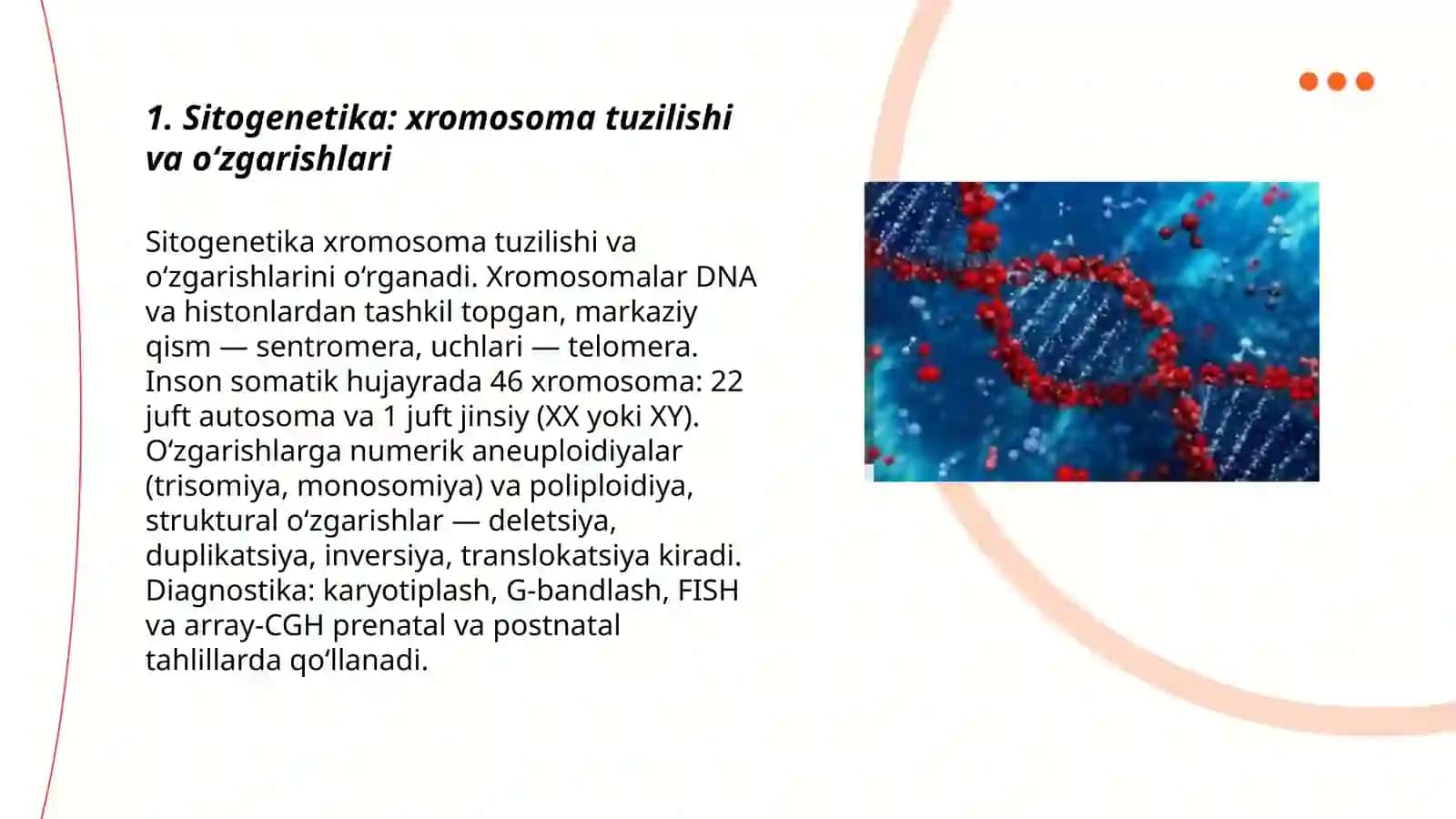 Odam genetikasining o‘rganish usullari 3