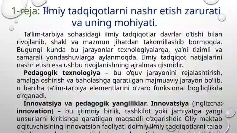 Ilmiy tadqiqotlarni nashr etish zarurati va uning mohiyati 3
